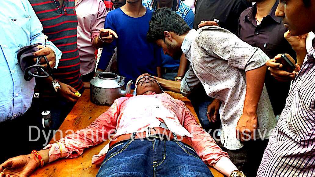 पुलिसिया तांडव में घायल छात्र