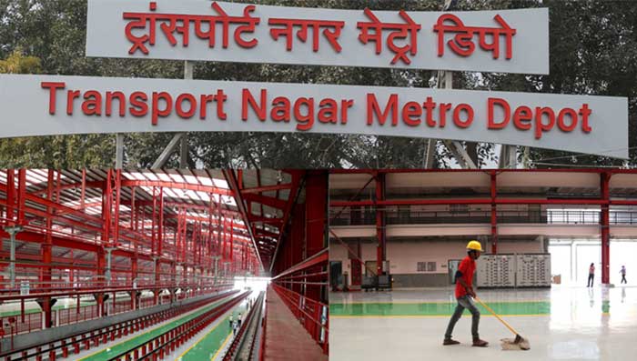 लखनऊ मेट्रो का ट्रायल रन ट्रांसपोर्ट नगर से शुरु होगा
