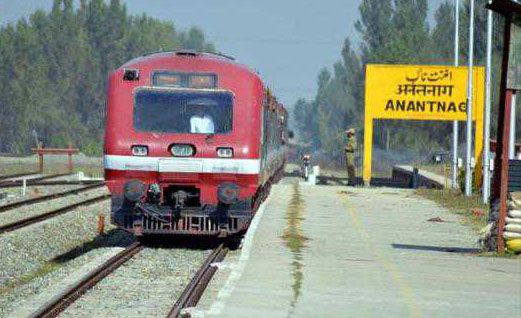 बडगाम-श्रीनगर-अनंतनाग-काजीगुंड रूट पर भी रेल संचालन स्थिगत