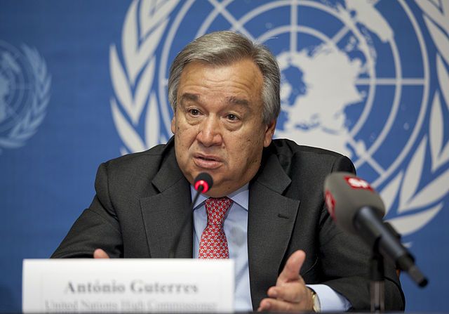 संयुक्त राष्ट्र के महासचिव एंटोनियो गुटेरेस