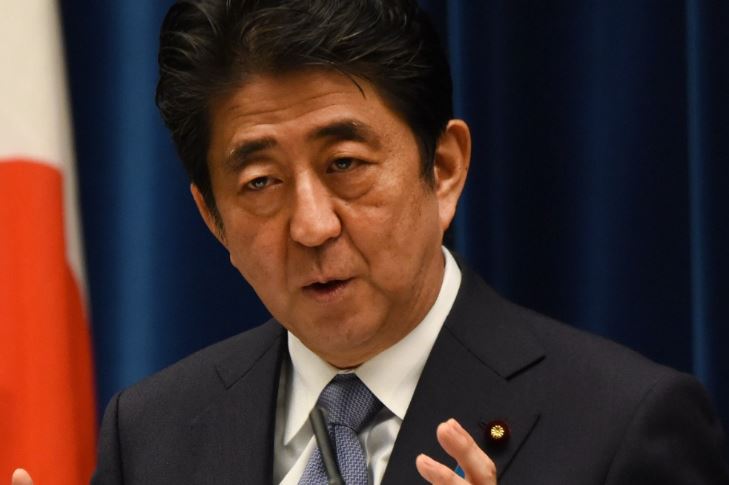 जापान के प्रधानमंत्री शिंजो आबे