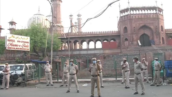 ईद के मौके पर दिल्ली की जामा मस्जिद को भी रखा गया है बंद