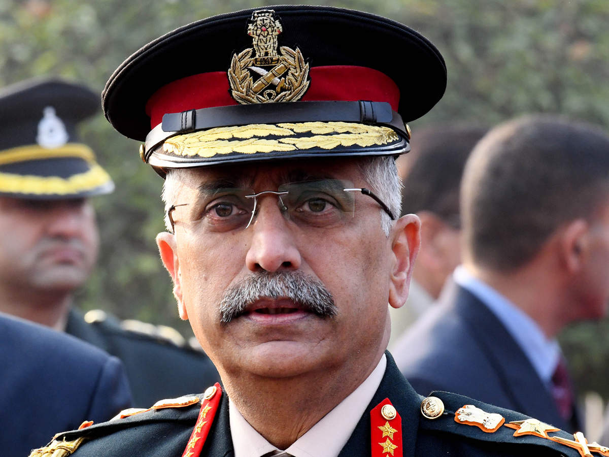 भारतीय सेना प्रमुख जनरल एमएम नरवणे (फाइल फोटो)