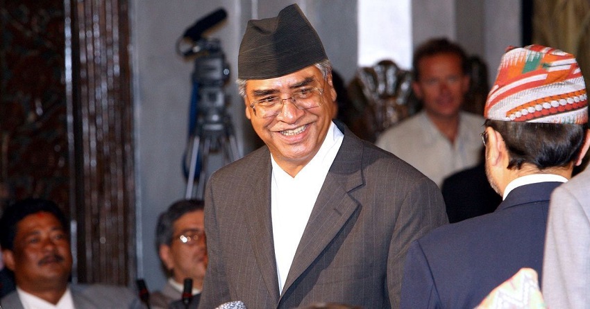 नेपाली कांग्रेस प्रमुख शेर बहादुर देउबा को पीएम बनाने का आदेश