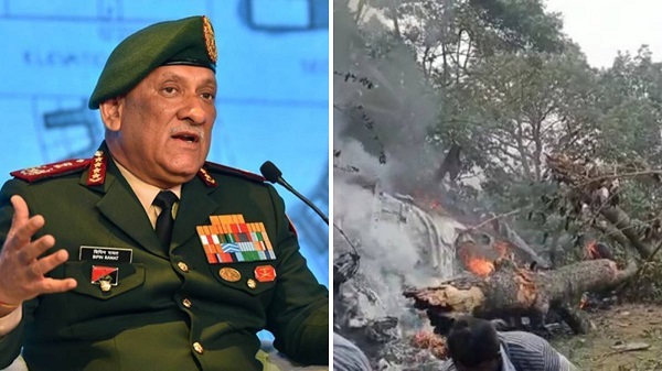 हेलिकॉप्टर क्रैश में CDS जनरल बिपिन रावत का निधन