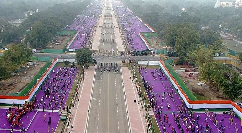 राजपथ पर दुनिया के सबसे बड़े लोकतंत्र के रंग