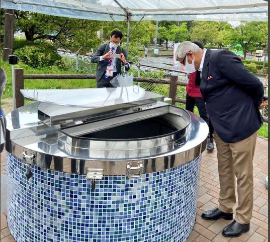 जापान के कुमामोटो में जल आपूर्ति संचालन केंद्र देखने पहुंचे केंद्रीय जल शक्ति मंत्री गजेंद्र सिंह शेखावत