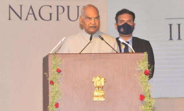 राष्ट्रपति रामनाथ कोविंद ने आईआईएम, नागपुर के कार्यक्रम को किया संबोधित