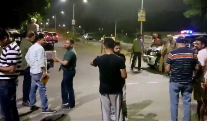 मोहाली में पंजाब पुलिस  मुख्यालय पर विस्फोट