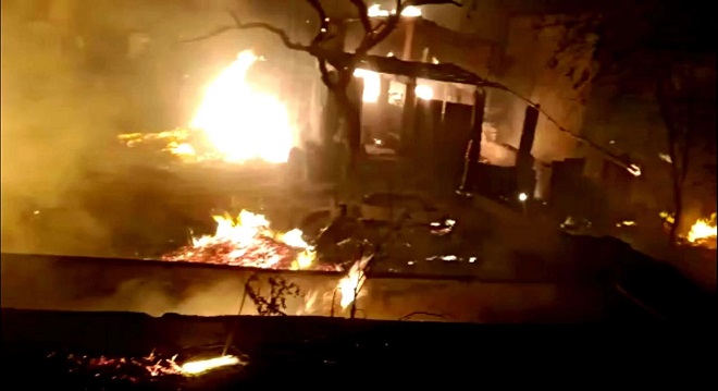 शामली में विद्युत दफ्तर में आग (फाइल फोटो )