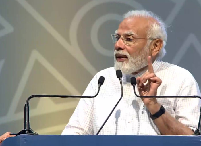 प्रधानमंत्री नरेंद्र मोदी ने किया  ड्रोन महोत्सव को संबोधित