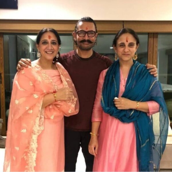 आमिर खान अपनी बहनों के साथ (फाइल फोटो)