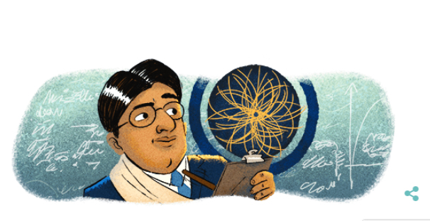 भारत के प्रसिद्ध वैज्ञानिक एवं गणितज्ञ सत्येंद्र नाथ बोस की याद में गूगल ने बनाया डूडल