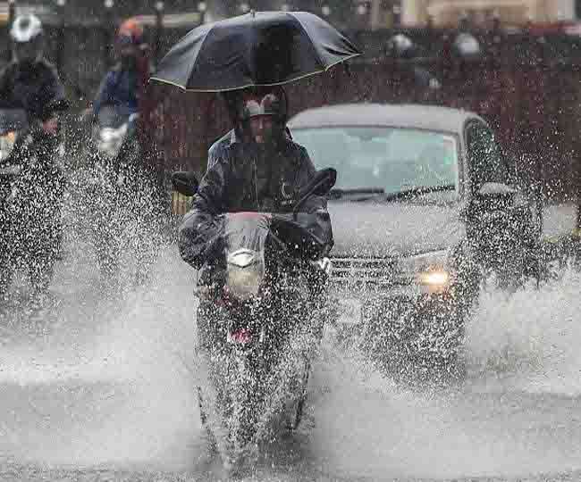 राजस्थान  में  भारी बारिश