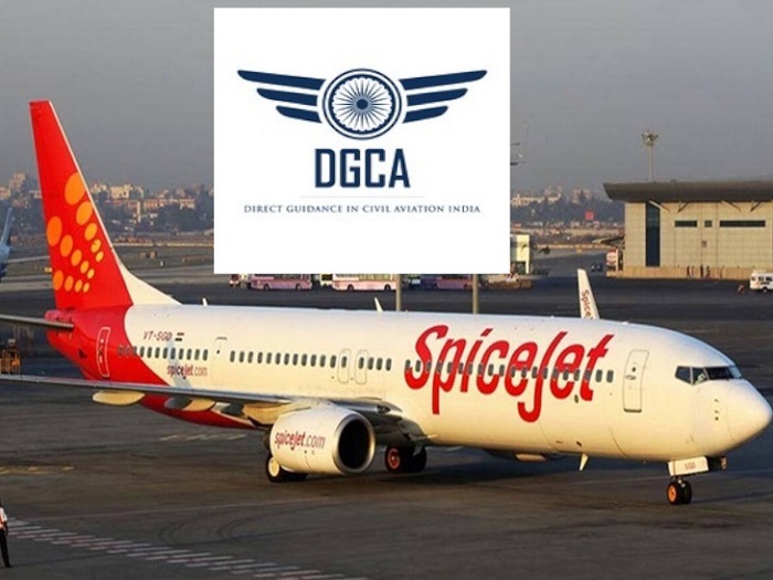 डीजीसीए ने स्पाइसजेट एयरलाइन को नोटिस दिया