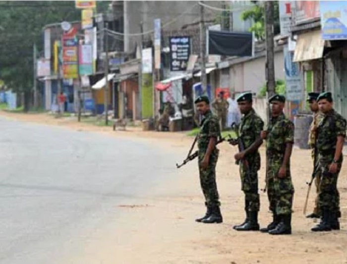 श्रीलंका के पश्चिमी प्रांत में फिर कर्फ्यू लगा