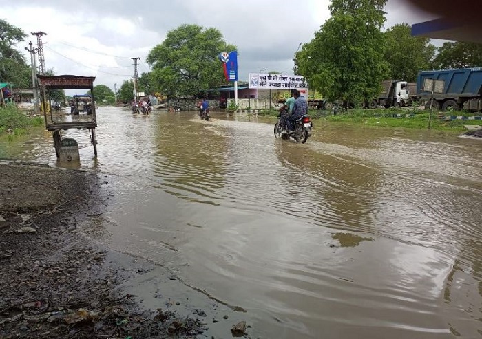 राजस्थाने में बारिश का दौर जारी