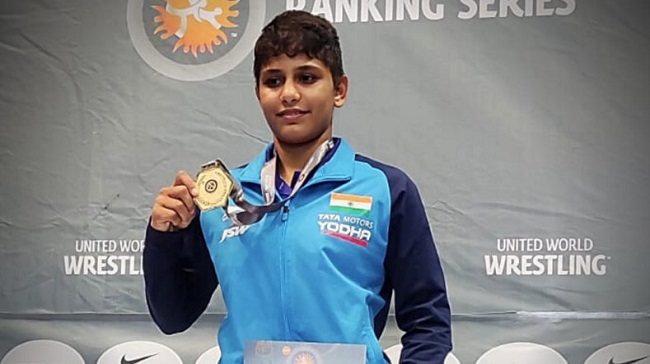भारत की युवा पहलवान अंतिम पंघाल ने स्वर्ण पदक  जीता
