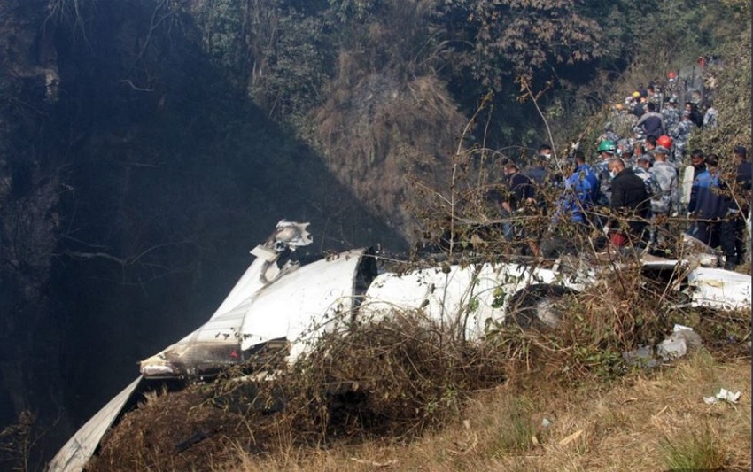 नेपाल के पोखरा में रविवार को हुआ विमान हादसा