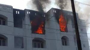 ठाणे के अपार्टमेंट में लगी आग (फाइल)