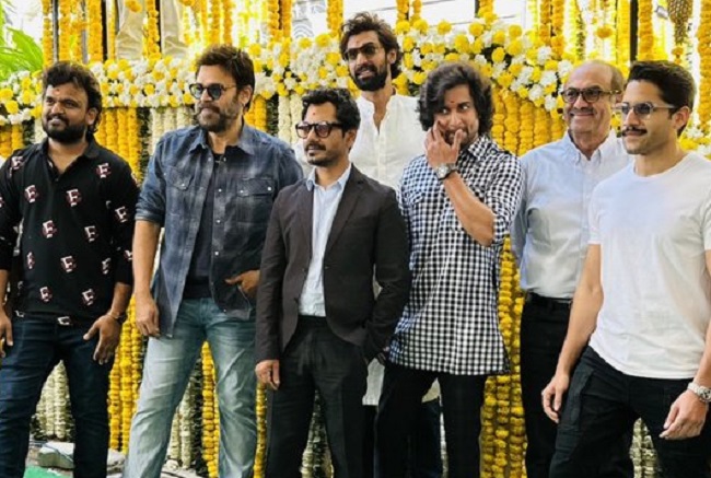 नवाजुद्दीन सिद्दीकी ने वेंकटेश के साथ अपनी तेलुगू डेब्यू फिल्म 'सैंधव' की घोषणा की।