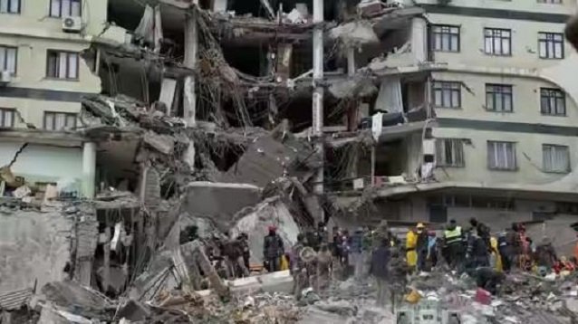 तुर्की और सीरिया में  विनाशकारी भूकंप