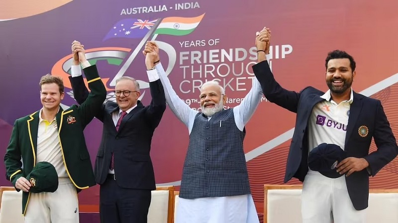 प्रधानमंत्री नरेन्द्र मोदी और उनके ऑस्ट्रेलियाई समकक्ष एंथनी अल्बानीज