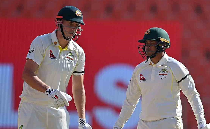 लंच तक आस्ट्रेलिया ने बनाये चार विकेट पर 347 रन