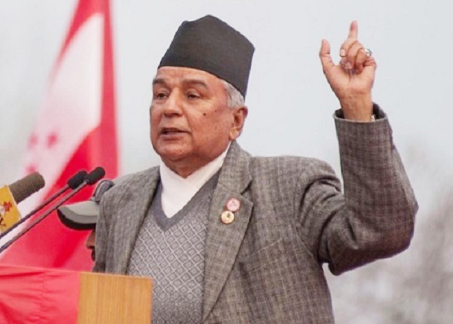 रामचंद्र पौडेल ने नेपाल के राष्ट्रपति के रूप में शपथ ली