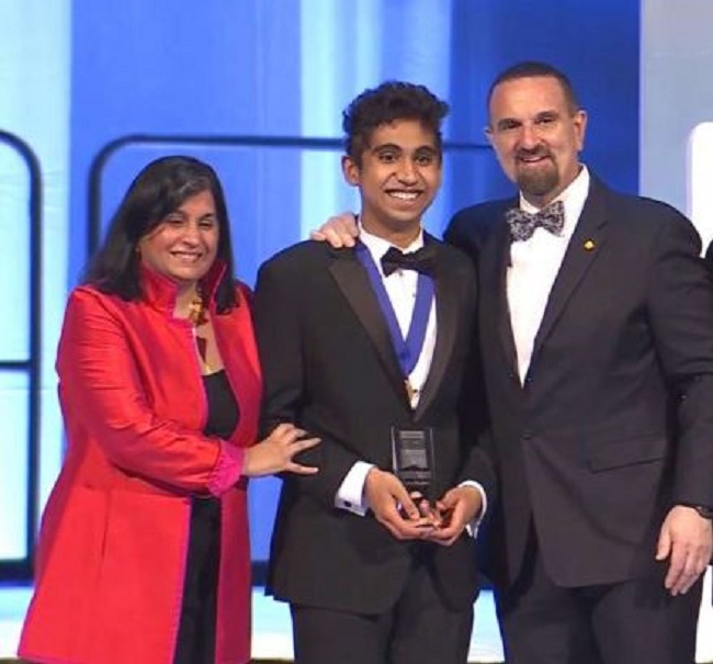 भारतीय-अमेरिकी किशोर ने प्रतिष्ठित विज्ञान प्रतिभा खोज पुरस्कार जीता
