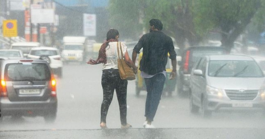 दिल्ली में दो दिन से हो रही बारिश