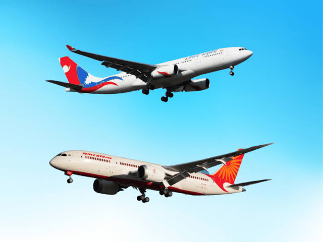 एअर इंडिया और नेपाल एयरलाइंस के विमान टकराने से बचे