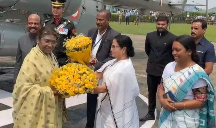 राष्ट्रपति द्रौपदी मुर्मू पश्चिम बंगाल के दो दिवसीय दौरे के लिए कोलकाता पहुंची