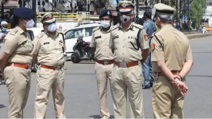 जहांगीरपुरी में पुलिस ने सुरक्षा बढ़ाई