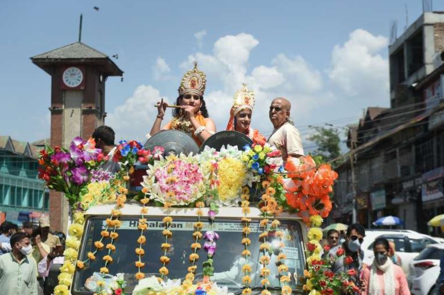श्रीनगर में धूमधाम से मनाई गयी रामनवमी