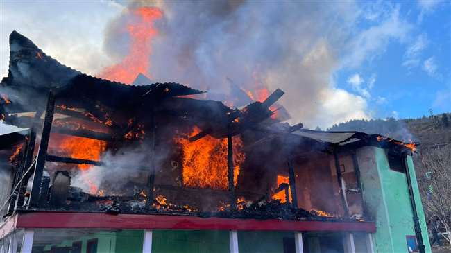 हमीरपुर में आग से घर जलकर खाक (फाइल)