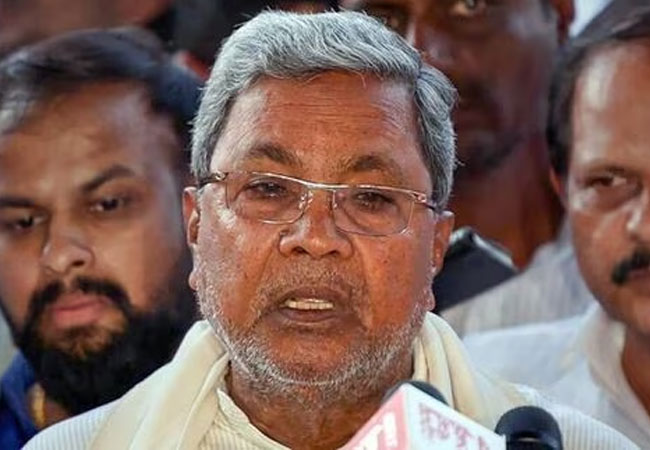 कांग्रेस के वरिष्ठ नेता एवं कर्नाटक के पूर्व मुख्यमंत्री सिद्धरमैया