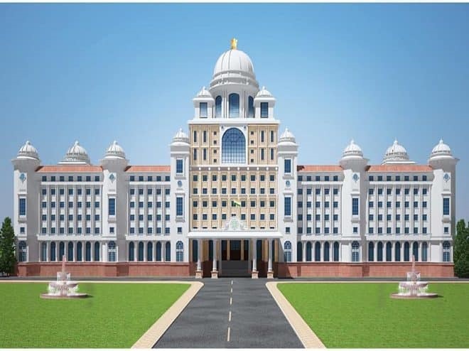 तेलंगाना के नए सचिवालय का उद्घाटन