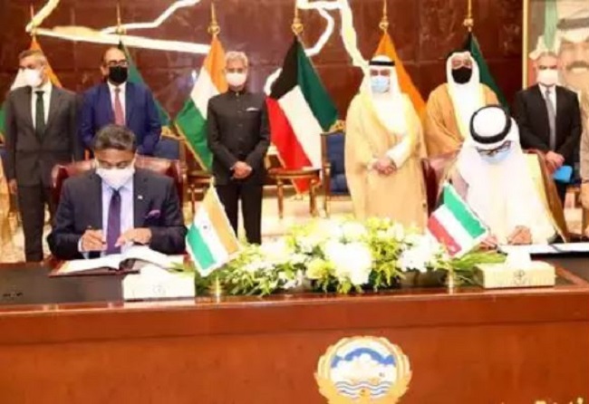 भारत, कुवैत ने द्विपक्षीय सहयोग के समग्र आयामों की समीक्षा