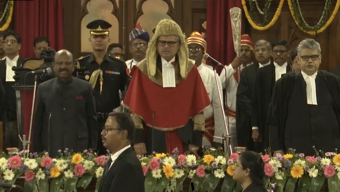 न्यायमूर्ति शिवगणनम ने कलकत्ता उच्च न्यायालय के मुख्य न्यायाधीश के रूप में शपथ ग्रहण