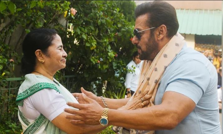 अभिनेता सलमान खान ने ममता बनर्जी से मुलाकात की