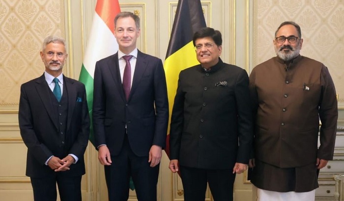 जयशंकर ने बेल्जियम के प्रधानमंत्री से मुलाकात की