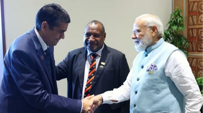 प्रधानमंत्री मोदी ने पापुआ न्यू गिनी के प्रधानमंत्री, गवर्नर जनरल से मुलाकात की