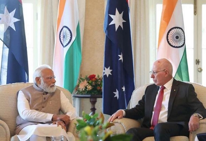 प्रधानमंत्री  ने ऑस्ट्रेलिया के गवर्नर जनरल डेविड हर्ले से मुलाकात
