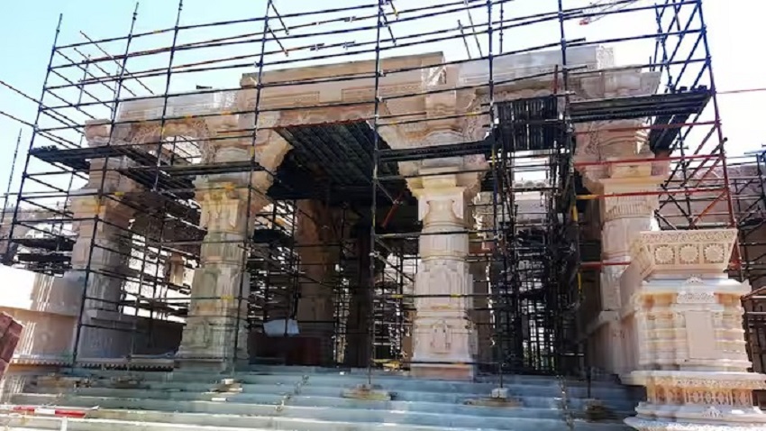 राम मंदिर का निर्माण कार्य समापन की ओर