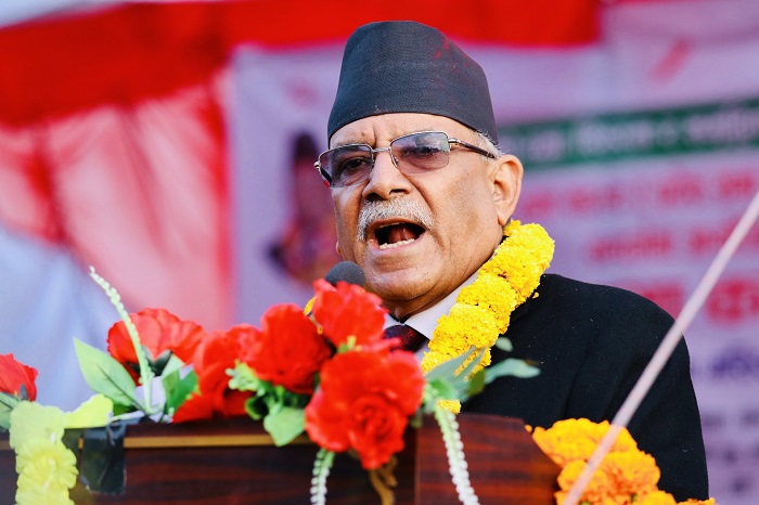 नेपाल के प्रधानमंत्री पुष्पकमल दाहाल ‘प्रचंड’