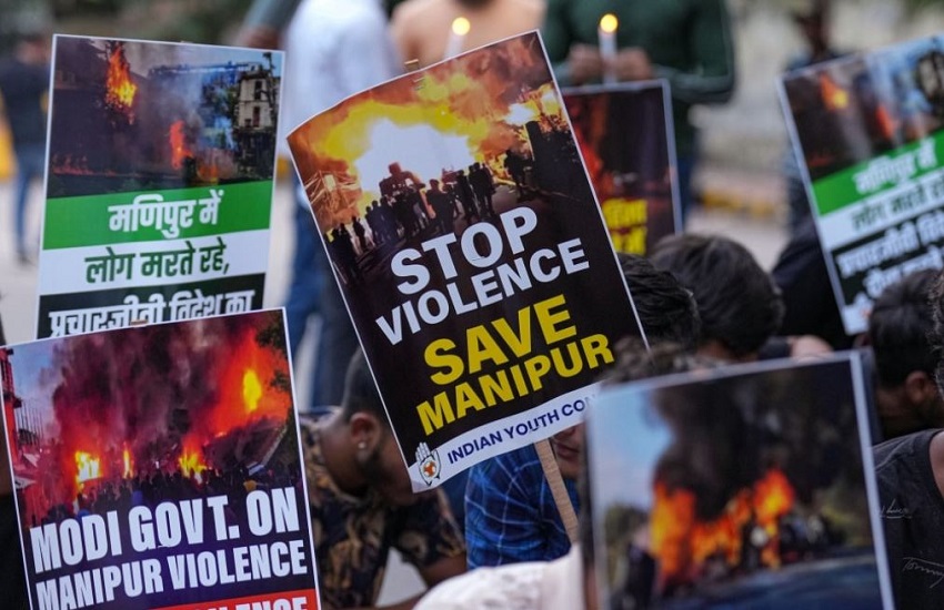 मणिपुर में नहीं थम रही हिंसा