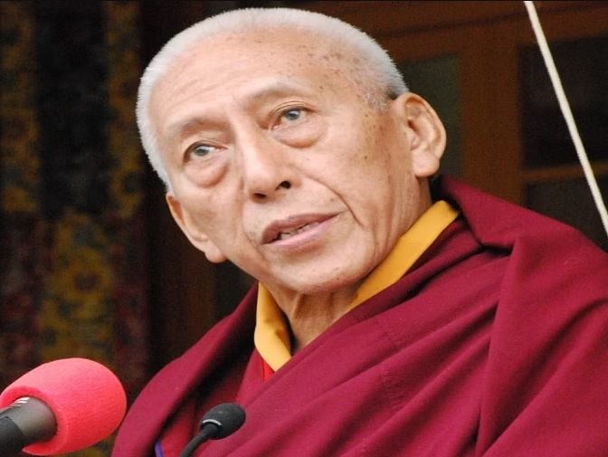 तिब्बती सरकार के पूर्व प्रधानमंत्री प्रोफेसर समधोंग रिनपोछे