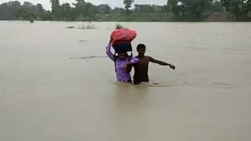 यूपी में बाढ़ से हजारों लोग प्रभावित