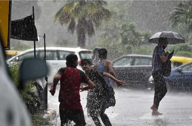 राजस्थान में हल्की से मध्यम स्तर की बारिश